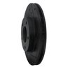 633-80027R Drilled/Slotted Brake Rotor [Black], 1992-2003 Ford/Lincoln/Mercury/Mazda, Position: Front Right - image 2