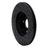 633-80030L Drilled/Slotted Brake Rotor [Black], 1994-2002 Ford/Lincoln/Mercury/Mazda, Position: Front Left - image 4