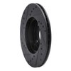 633-80030R Drilled/Slotted Brake Rotor [Black], 1994-2002 Ford/Lincoln/Mercury/Mazda, Position: Front Right - image 4