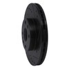633-80034R Drilled/Slotted Brake Rotor [Black], 1999-2003 Ford/Lincoln/Mercury/Mazda, Position: Front Right - image 2