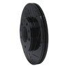 633-80038R Drilled/Slotted Brake Rotor [Black], 2003-2005 Ford/Lincoln/Mercury/Mazda, Position: Front Right - image 2