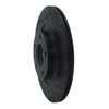 633-80044R Drilled/Slotted Brake Rotor [Black], 2004-2011 Ford/Lincoln/Mercury/Mazda, Position: Rear Right - image 2
