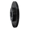 633-80047R Drilled/Slotted Brake Rotor [Black], 2006-2015 Ford/Lincoln/Mercury/Mazda, Position: Front Right - image 2