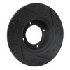 633-80054L Drilled/Slotted Brake Rotor [Black], 1974-1984 Ford/Lincoln/Mercury/Mazda, Position: Front Left - image 4