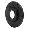 633-80055R Drilled/Slotted Brake Rotor [Black], 1982-1984 Ford/Lincoln/Mercury/Mazda, Position: Front Right - image 2