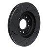 633-80066R Drilled/Slotted Brake Rotor [Black], 2007-2012 Ford/Lincoln/Mercury/Mazda, Position: Front Right - image 4