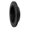 633-80067L Drilled/Slotted Brake Rotor [Black], 2007-2012 Ford/Lincoln/Mercury/Mazda, Position: Rear Left - image 4