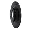 633-80070L Drilled/Slotted Brake Rotor [Black], 2013-2018 Ford/Lincoln/Mercury/Mazda, Position: Rear Left - image 4