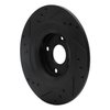 633-80072R Drilled/Slotted Brake Rotor [Black], Fits Select Multiple Makes/Models, Position: Rear Right - image 4