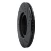 633-80074L Drilled/Slotted Brake Rotor [Black], Fits Select Multiple Makes/Models, Position: Front Left - image 4