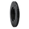 633-80074R Drilled/Slotted Brake Rotor [Black], Fits Select Multiple Makes/Models, Position: Front Right - image 4