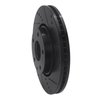 633-80076R Drilled/Slotted Brake Rotor [Black], Fits Select Ford/Lincoln/Mercury/Mazda, Position: Front Right - image 2