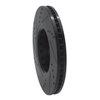 633-80076R Drilled/Slotted Brake Rotor [Black], Fits Select Ford/Lincoln/Mercury/Mazda, Position: Front Right - image 4