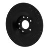 633-80085L Drilled/Slotted Brake Rotor [Black], Fits Select Ford/Lincoln/Mercury/Mazda, Position: Rear Left - image 4