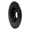 633-91000L Drilled/Slotted Brake Rotor [Black], 2011-2016 Lexus/Toyota/Scion, Position: Rear Left - image 4