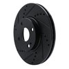 633-91003L Drilled/Slotted Brake Rotor [Black], 2016-2020 Multiple Makes/Models, Position: Front Left - image 2