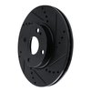 633-91003R Drilled/Slotted Brake Rotor [Black], 2016-2020 Multiple Makes/Models, Position: Front Right - image 2