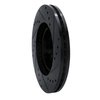 633-92009L Drilled/Slotted Brake Rotor [Black], 2009-2015 Lexus/Toyota/Scion, Position: Front Left - image 4
