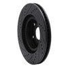 633-92027R Drilled/Slotted Brake Rotor [Black], 2002-2008 Multiple Makes/Models, Position: Front Right - image 4