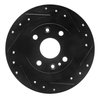 633-92032R Drilled/Slotted Brake Rotor [Black], 2007-2015 Lexus/Toyota/Scion, Position: Front Right