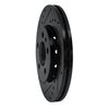 633-92058L Drilled/Slotted Brake Rotor [Black], 2003-2018 Audi/Volkswagen, Position: Front Left - image 2
