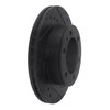 633-92069R Drilled/Slotted Brake Rotor [Black], 2009-2015 Lexus/Toyota/Scion, Position: Front Right - image 2