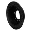 633-93001R Drilled/Slotted Brake Rotor [Black], 2006-2010 GM, Position: Rear Right - image 4