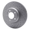 634-31085 GEOSPEC Drilled/Slotted Rotor [Coated], 2013-2013 BMW, Position: Front - image 2