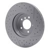 634-31085 GEOSPEC Drilled/Slotted Rotor [Coated], 2013-2013 BMW, Position: Front - image 4