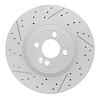634-32008 GEOSPEC Drilled/Slotted Rotor [Coated], 2009-2014 Mini, Position: Front - image 1
