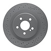 634-63068 GEOSPEC Drilled/Slotted Rotor [Coated], 2005-2011 Mercedes-Benz, Position: Rear - image 1