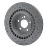 634-63068 GEOSPEC Drilled/Slotted Rotor [Coated], 2005-2011 Mercedes-Benz, Position: Rear - image 4