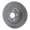 634-63092 GEOSPEC Drilled/Slotted Rotor [Coated], 2008-2015 Mercedes-Benz, Position: Rear - image 2