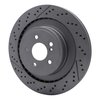 634-63094 GEOSPEC Drilled/Slotted Rotor [Coated], 2010-2018 Mercedes-Benz, Position: Rear - image 2