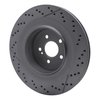 634-63094 GEOSPEC Drilled/Slotted Rotor [Coated], 2010-2018 Mercedes-Benz, Position: Rear - image 4