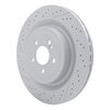 634-63104 GEOSPEC Drilled/Slotted Rotor [Coated], 2013-2021 Mercedes-Benz, Position: Rear - image 2