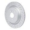 634-63141 GEOSPEC Drilled/Slotted Rotor [Coated], 2012-2019 Mercedes-Benz, Position: Rear - image 2