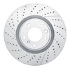 634-63147 GEOSPEC Drilled/Slotted Rotor [Coated], 2013-2018 Mercedes-Benz, Position: Front