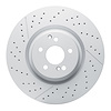 634-63179 GEOSPEC Drilled/Slotted Rotor [Coated], Fits Select Mercedes-Benz, Position: Rear