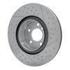 640-31113 Dimpled & Slotted Brake Rotor, 2012-2020 BMW, Position: Rear - image 4