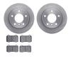 6402-39003 Brake Rotors with Ultimate-Duty Brake Pads, Fits Select Mopar, Position: Rear - image 1