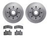6402-40013 Brake Rotors with Ultimate-Duty Brake Pads, 1994-1999 Mopar, Position: Front - image 1