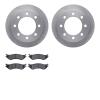 6402-40028 Brake Rotors with Ultimate-Duty Brake Pads, 2000-2002 Mopar, Position: Rear - image 1