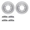6402-40073 Brake Rotors with Ultimate-Duty Brake Pads, 2009-2018 Mopar, Position: Rear - image 1