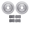 6402-42028 Brake Rotors with Ultimate-Duty Brake Pads, Fits Select Mopar, Position: Rear - image 1