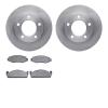 6402-42053 Brake Rotors with Ultimate-Duty Brake Pads, 1978-1979 Mopar, Position: Front - image 1