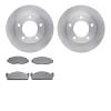 6402-42059 Brake Rotors with Ultimate-Duty Brake Pads, 1978-1981 Mopar, Position: Front - image 1