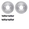 6402-42060 Brake Rotors with Ultimate-Duty Brake Pads, 1982-1986 Mopar, Position: Front - image 1