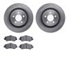 6402-42076 Brake Rotors with Ultimate-Duty Brake Pads, 2011-2012 Mopar, Position: Front - image 1