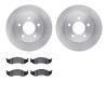 6402-42079 Brake Rotors with Ultimate-Duty Brake Pads, 1990-1999 Mopar, Position: Front - image 1